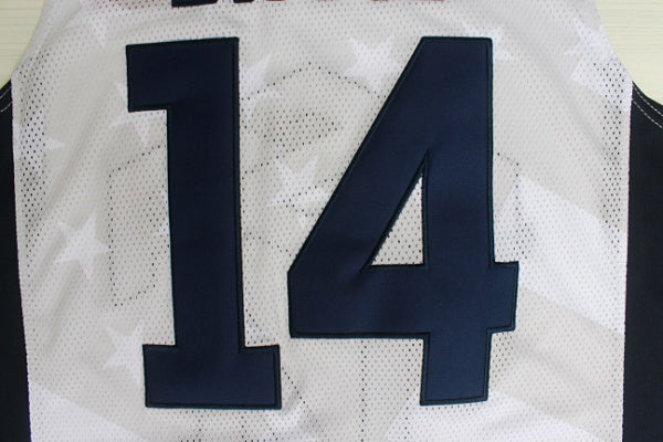 2012 American Dream Team No. 14 Davis White Embroidered Jersey