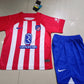 2023/2024 Kids Size Atletico Madrid Home Soccer Jersey  1:1 Thai Quality