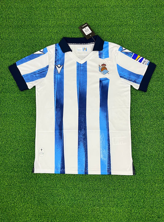 2425 Real Sociedad  Home  jersey Embroidered Fan Edition