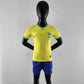 2022 World Cup Brazil Home Soccer Jersey Kids Size