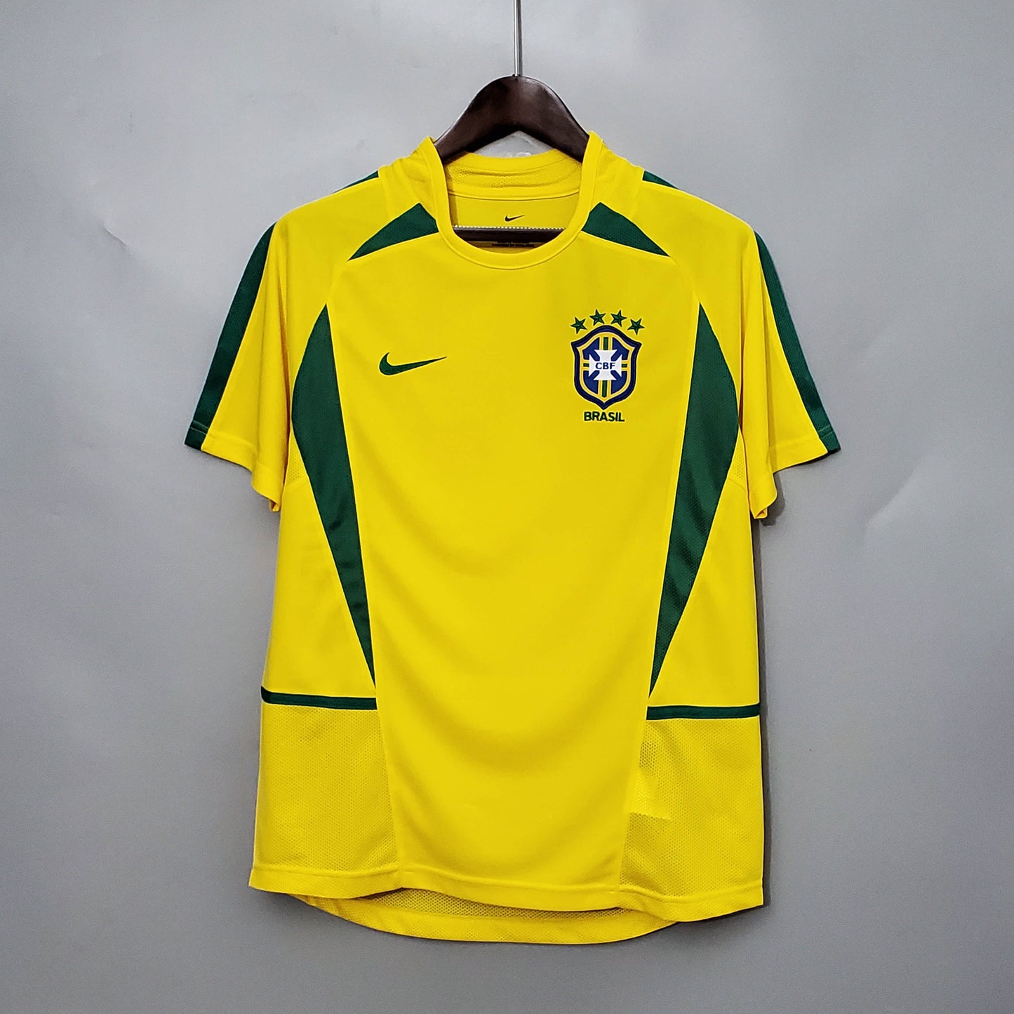 2002 Retro Brazil Soccer Jersey Home