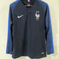 2018 Retro Long Sleeve France Home Football Shirt 1:1 Thai Quality