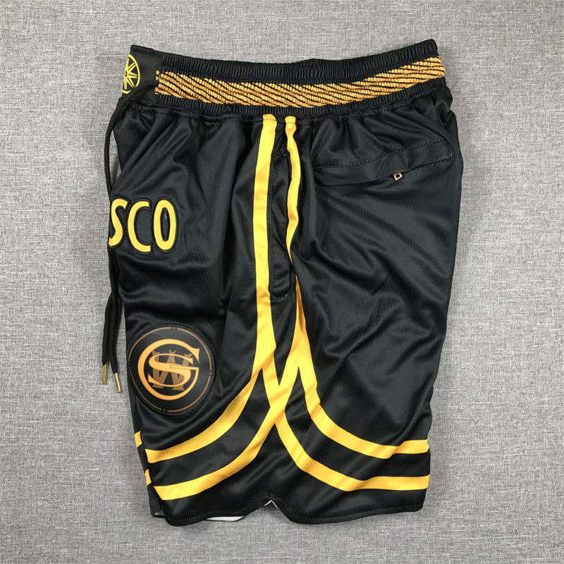 Pocket Pants 24 Warriors Black City Edition Shorts