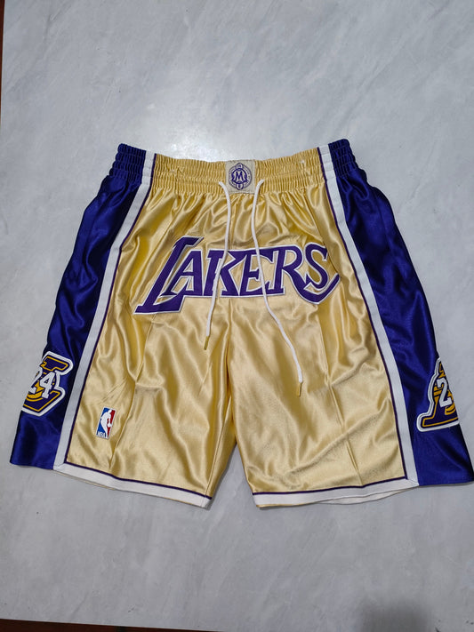 Los Angeles Lakers Kobe Bryant Gold Hall of Fame Pocket Pants