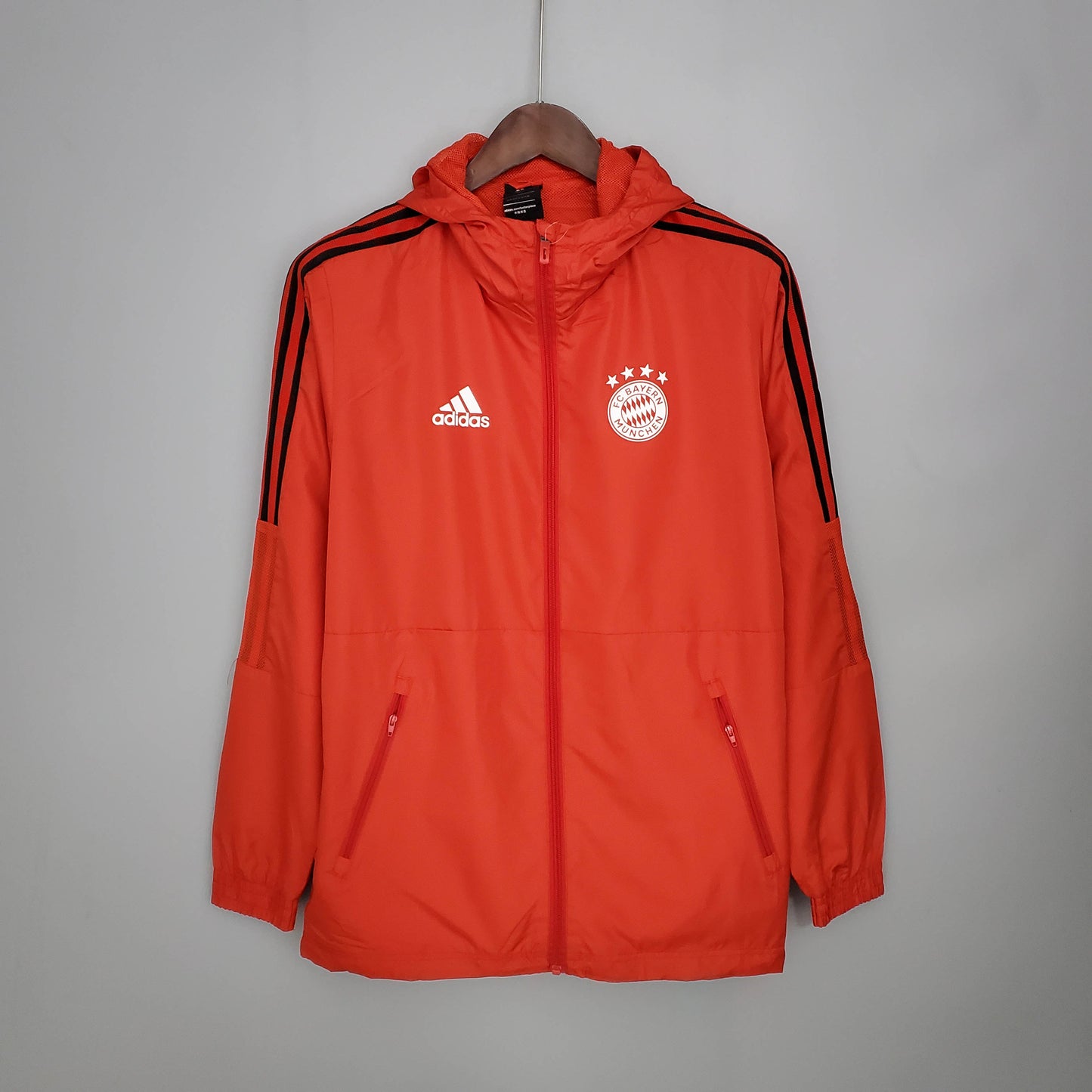 2021/2022 Windbreaker Football Jersey Bayern Munich Red 1:1 Thai Quality