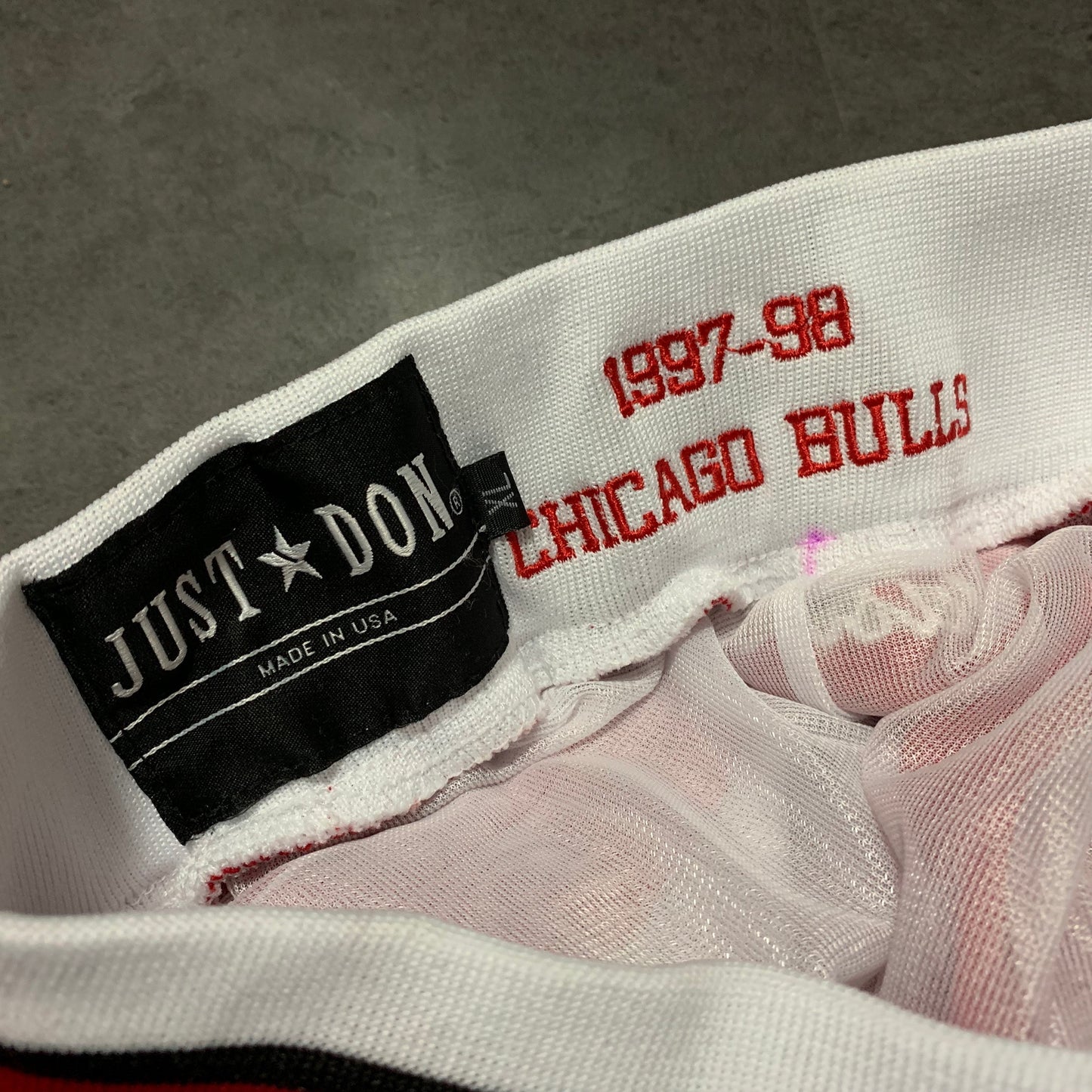 Chicago Bulls JUST DON shorts red