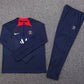 2022/2023 Psg Paris Saint-Germain Half-Pull Training Suit Royal Blue