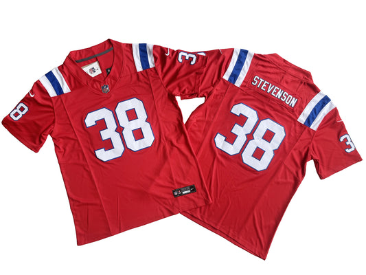 New England Patriots 38# Rhamondre Stevenson  Vapor F.U.S.E. Limited Jersey