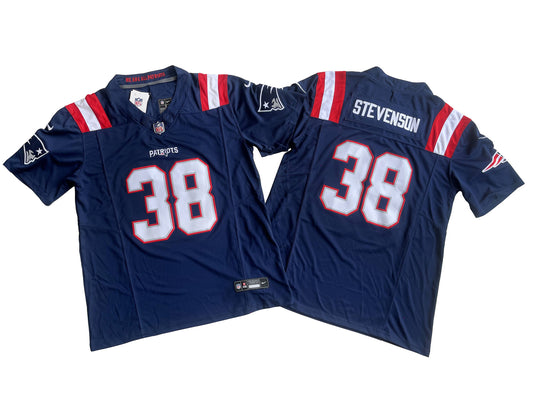 New England Patriots38# Rhamondre Stevenson Nike Vapor F.U.S.E. Limited Jersey