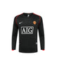 2007/08 season Manchester United long sleeve away shirt