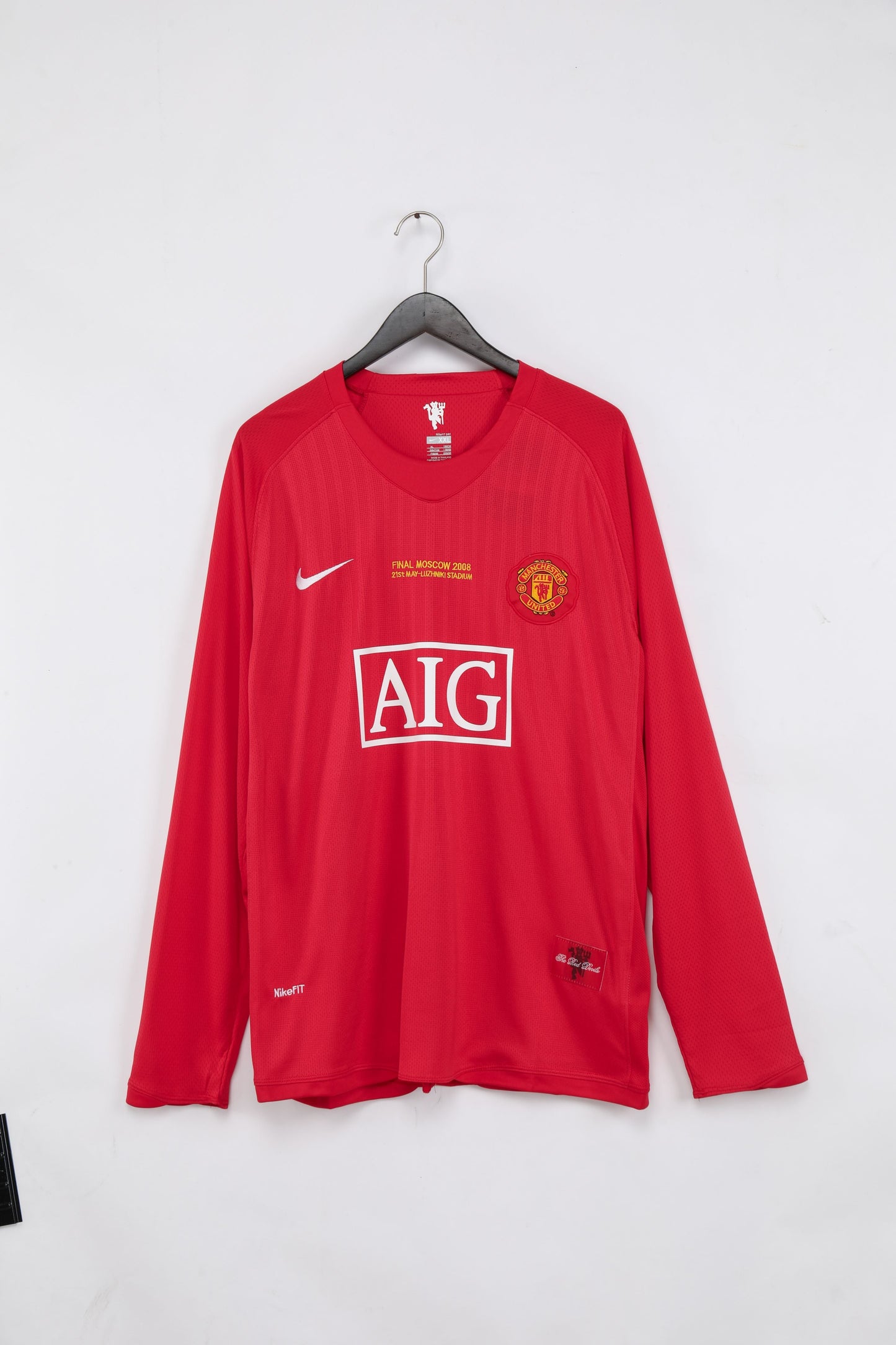 2007/08 season Manchester United long sleeve home shirt