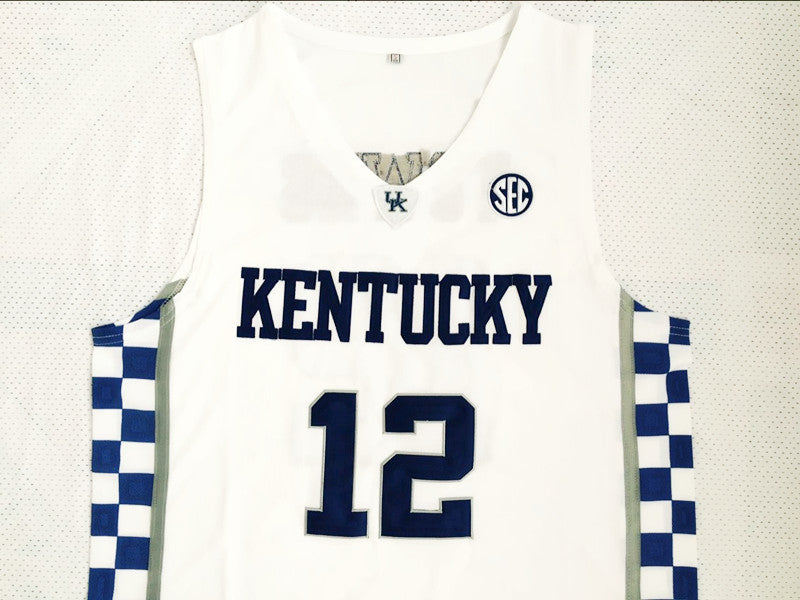 NCAA University of Kentucky No. 12 Towns white jersey