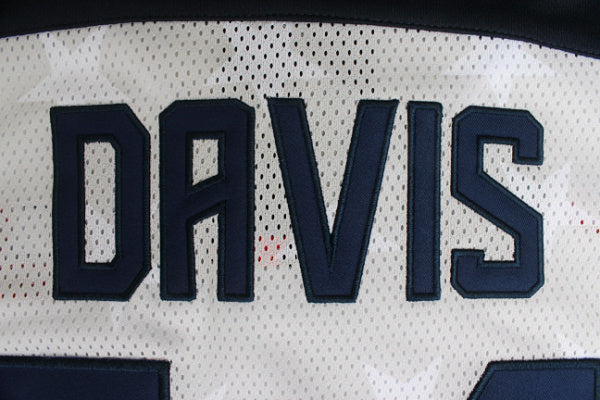 2012 American Dream Team No. 14 Davis White Embroidered Jersey