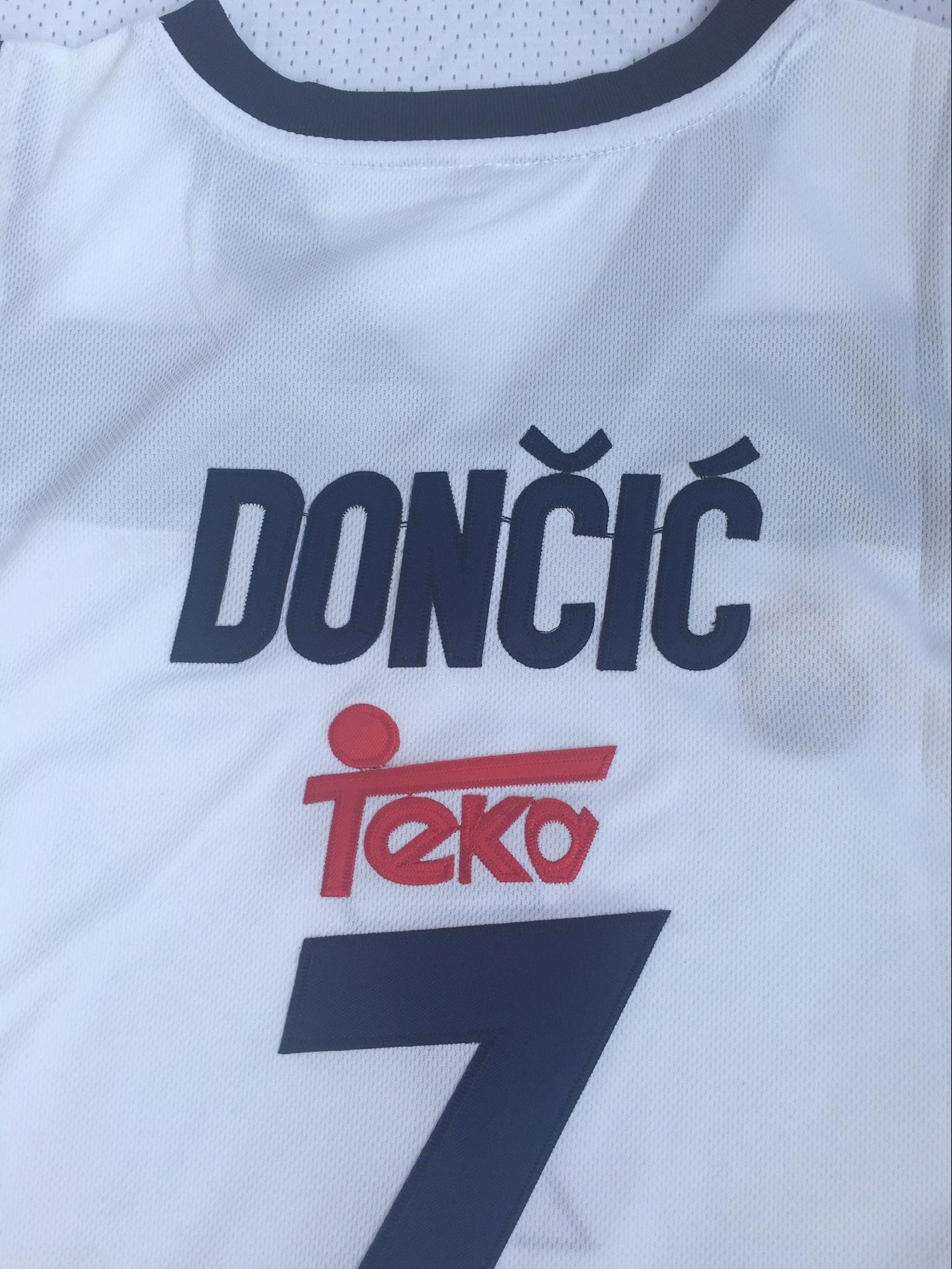 Euroleague No. 7 Luka Doncic white jersey