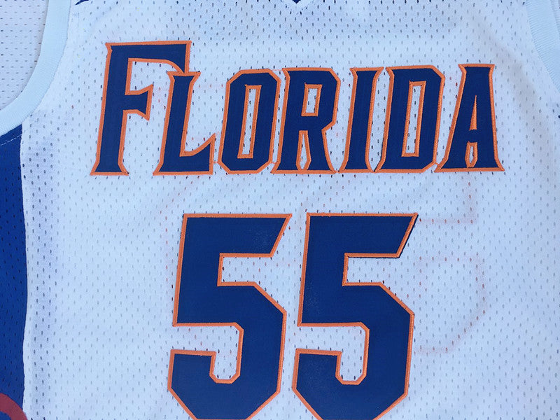 NCAA University of Florida No. 55 Jason Williams White College Jersey