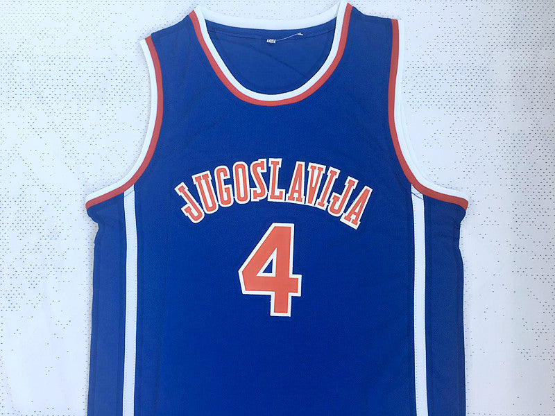 Croatian league number 4 Piedrovic blue jersey