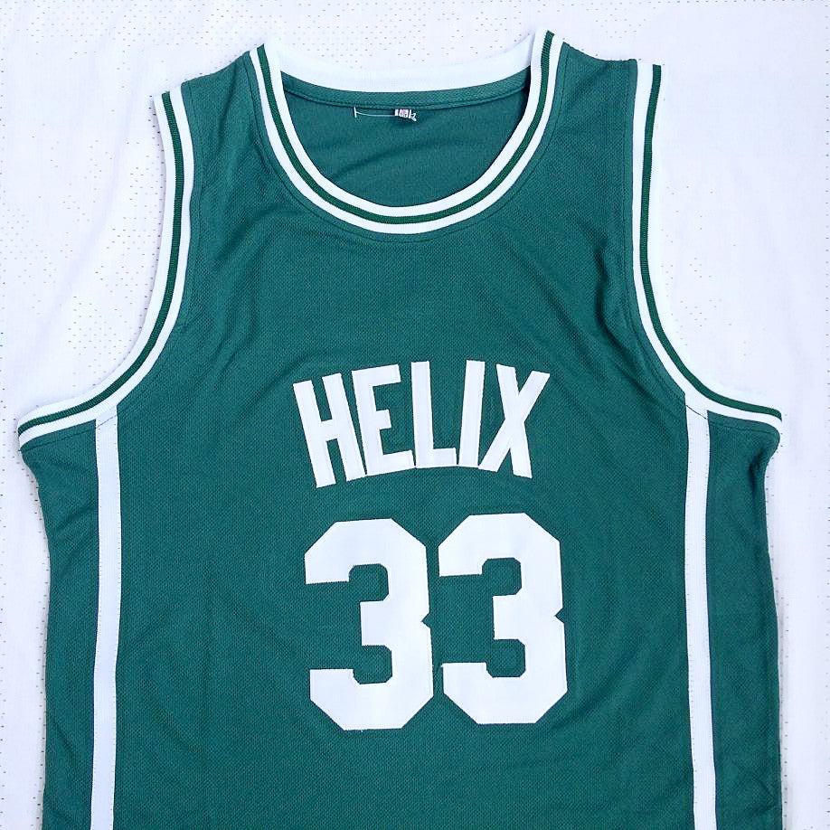 Bill Walton No. 33 Helix High School green embroidered jersey