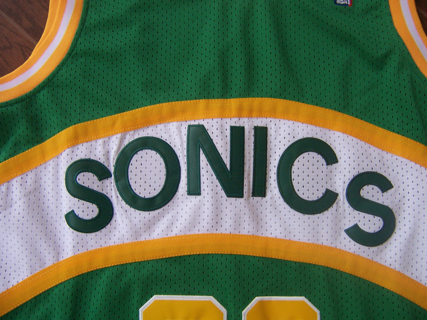 SuperSonics No. 20 Glove Gary Payton Green Jersey