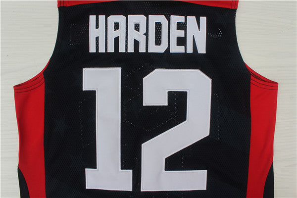 2012 American Dream Team No. 12 Harden Blue Embroidered Jersey