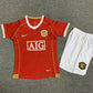 2006/2007 Retro Kids Size Manchester United Home Football Shirt 1:1 Thai Quality