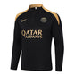 2024-25 Black  Paris Football Half Pull Training Suit