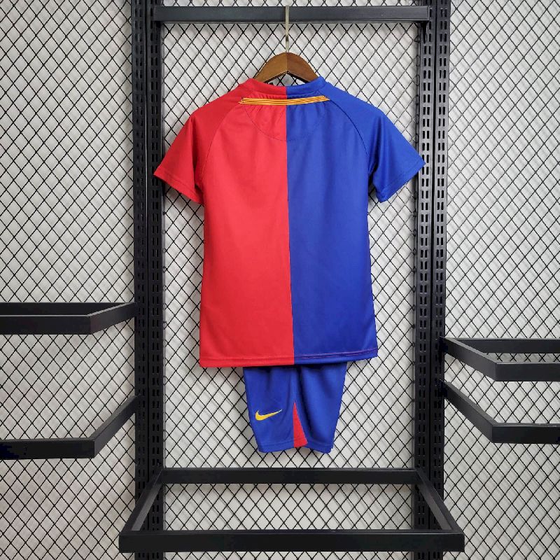 2008/2009 Retro Kids Size Barcelona Home Football Shirt 1:1 Thai Quality