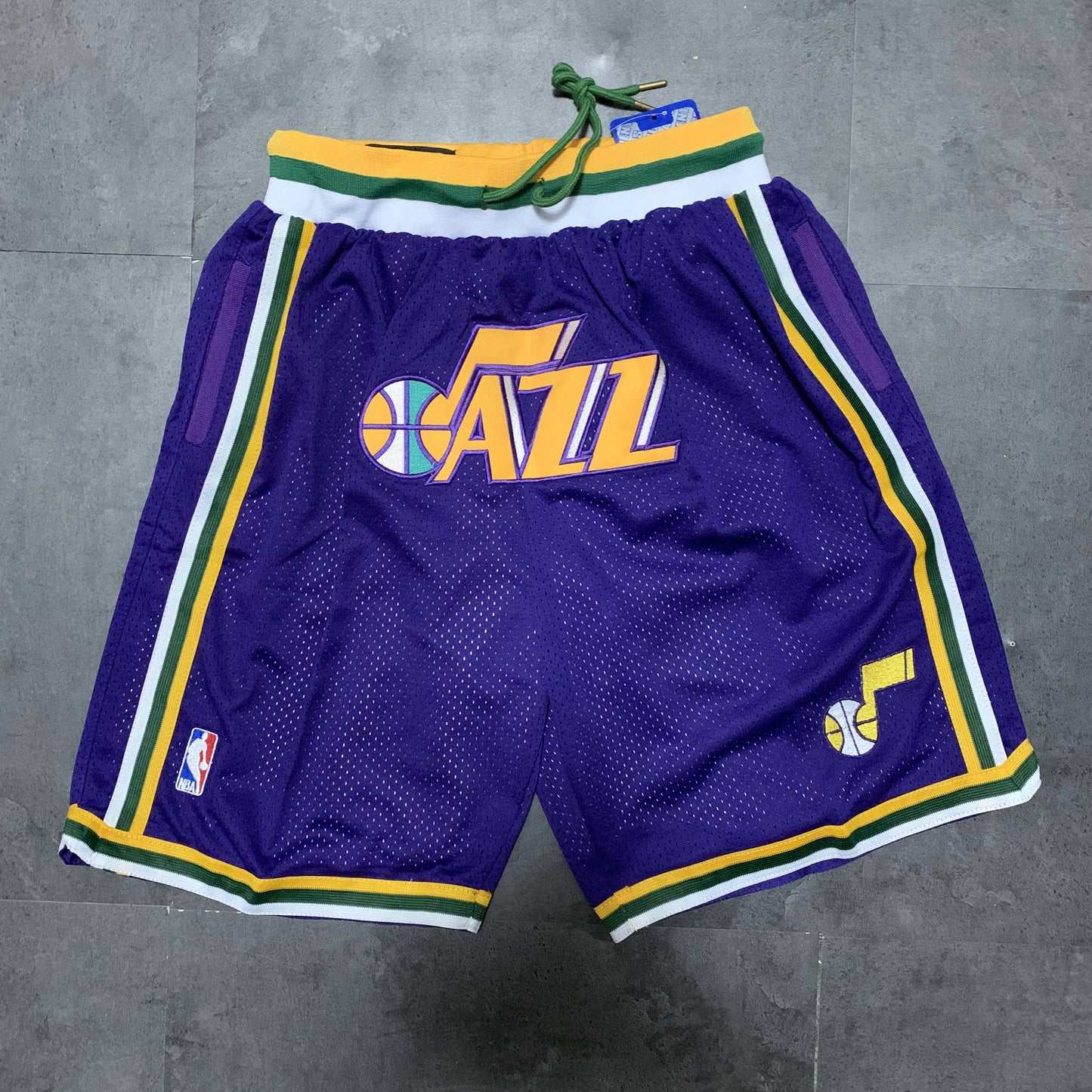 Utah Jazz JUST DON joint shorts purple