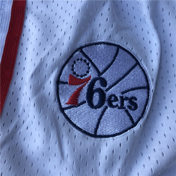 Philadelphia 76ers JUST DON co-branded shorts-white