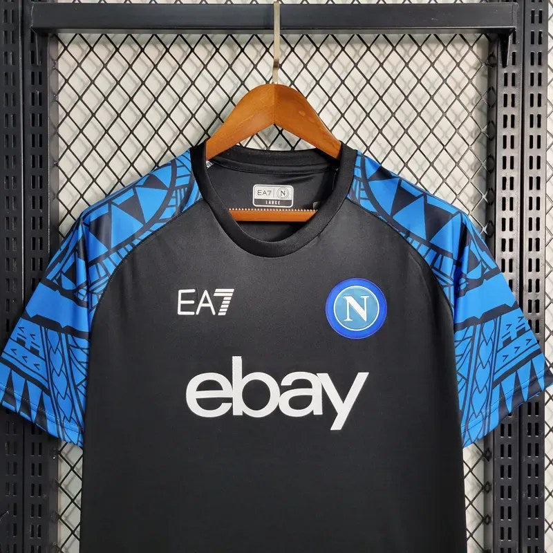 2023/2024 Napoli Training Wear Black Soccer Jersey 1:1 Thai Quality