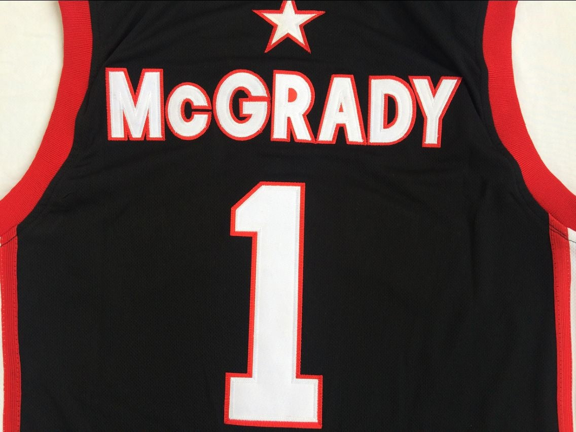 NCAA Mount Zion Christian College No. 1 McGrady Black University Edition Jersey