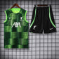 2023/2024 Liverpool pre-match training Green Jersey+Shorts  1:1 Thai Quality