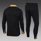 2024-25 Black  Paris Football Half Pull Training Suit