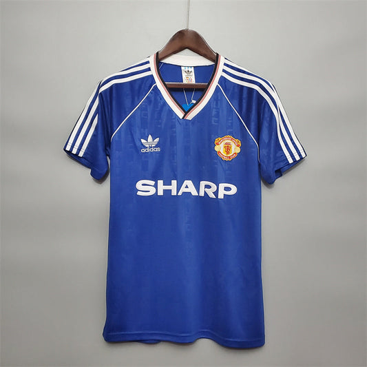 1988/1990 Retro Manchester United Third Away Football Shirt 1:1 Thai Quality