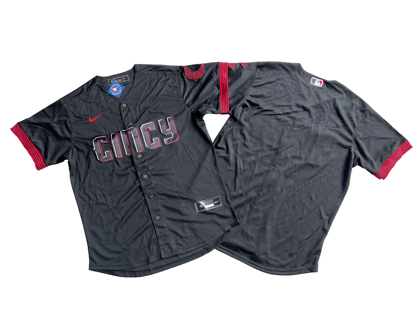 Men's Cincinnati Reds  Black City Connect Replica Jersey