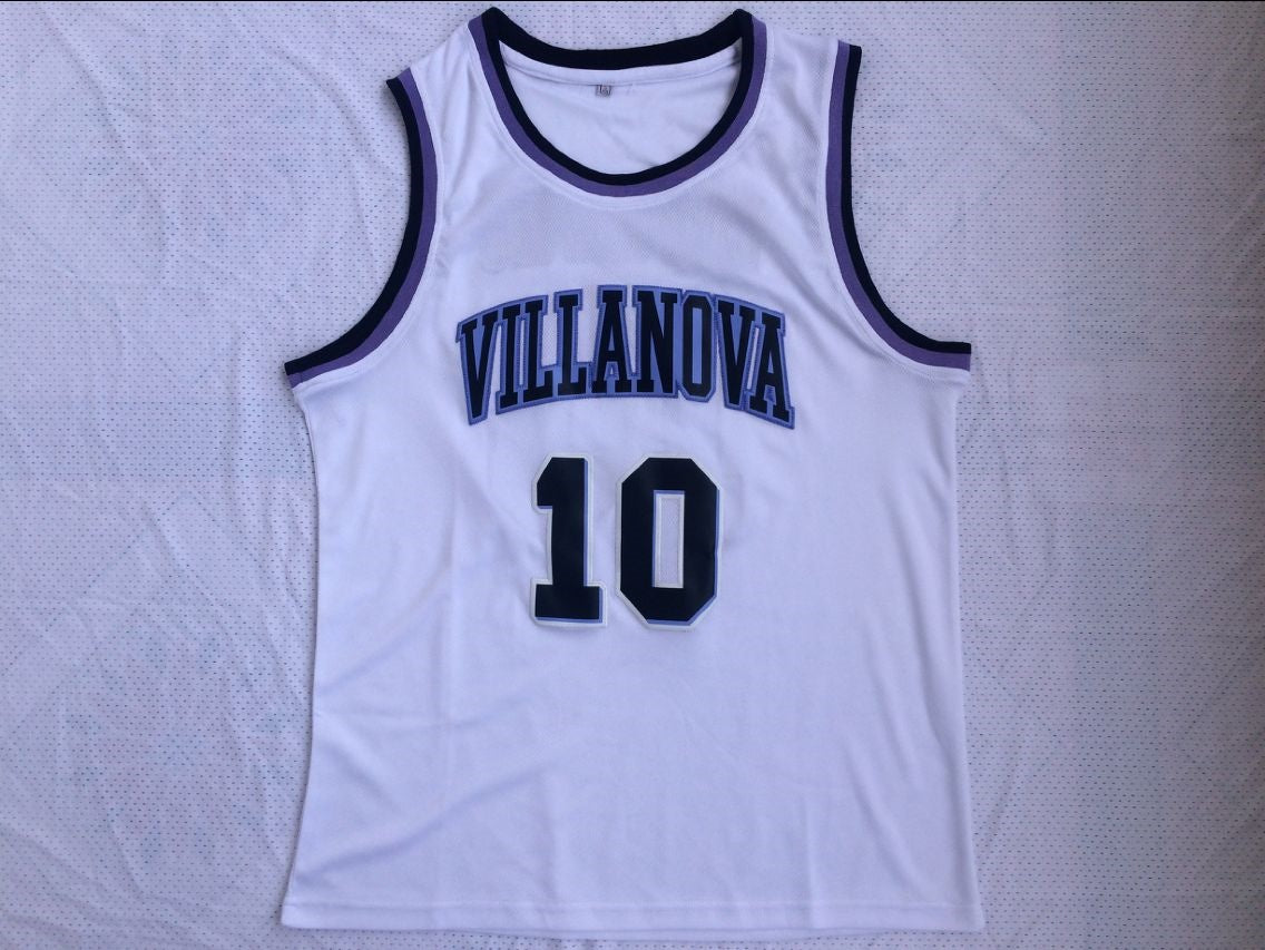 NCAA Villanova University No. 10 Donte DiVincenzo White Jersey