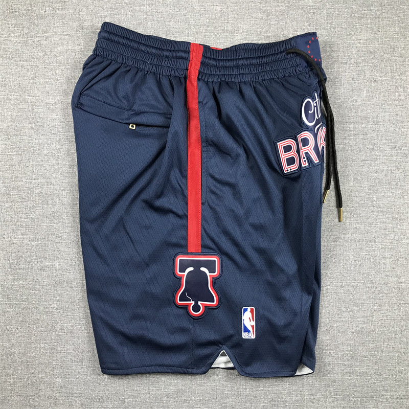 Pocket Pants 24 76ers Dark Blue City Edition Shorts