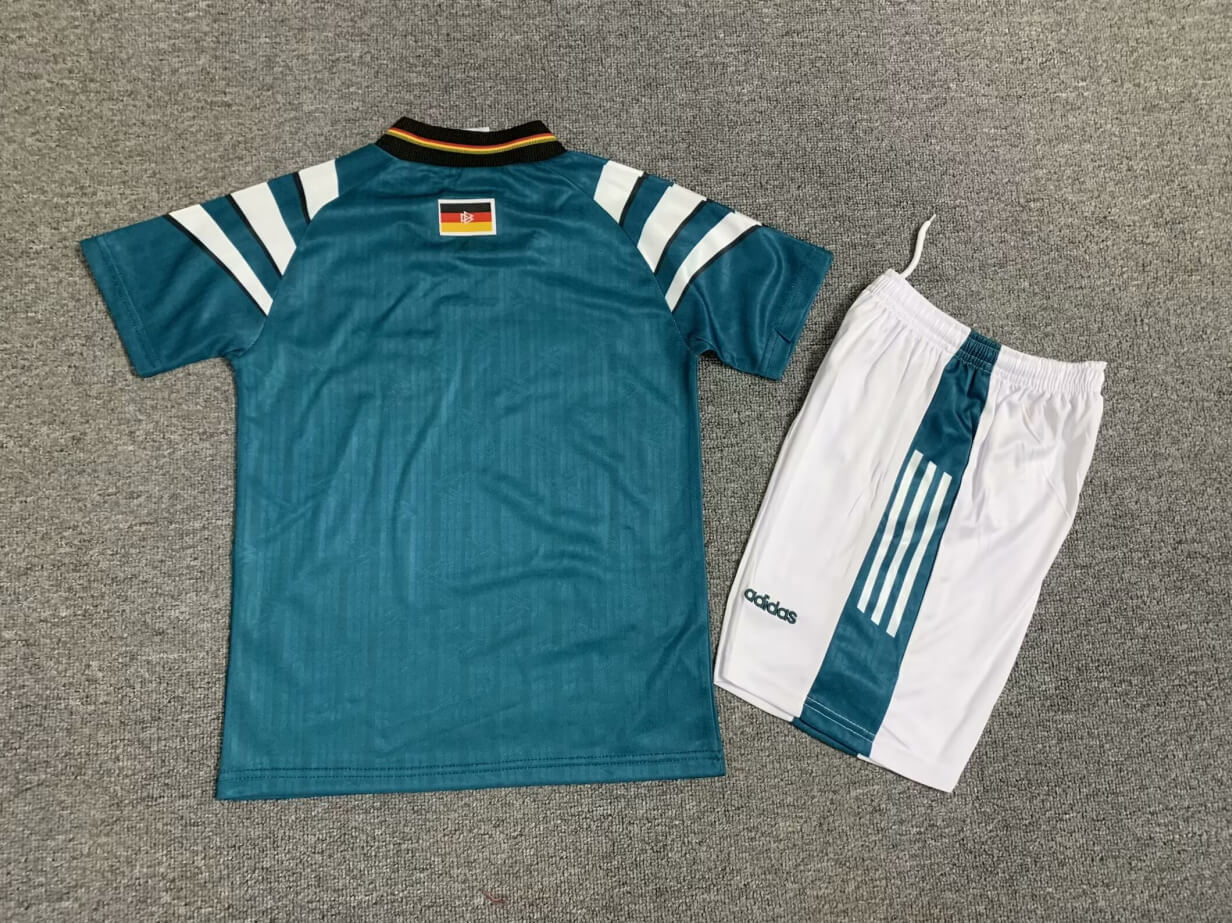 1996 Retro Kids Size Germany Away Soccer Jersey