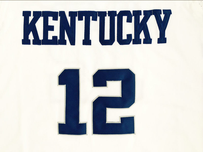 NCAA University of Kentucky No. 12 Towns white jersey