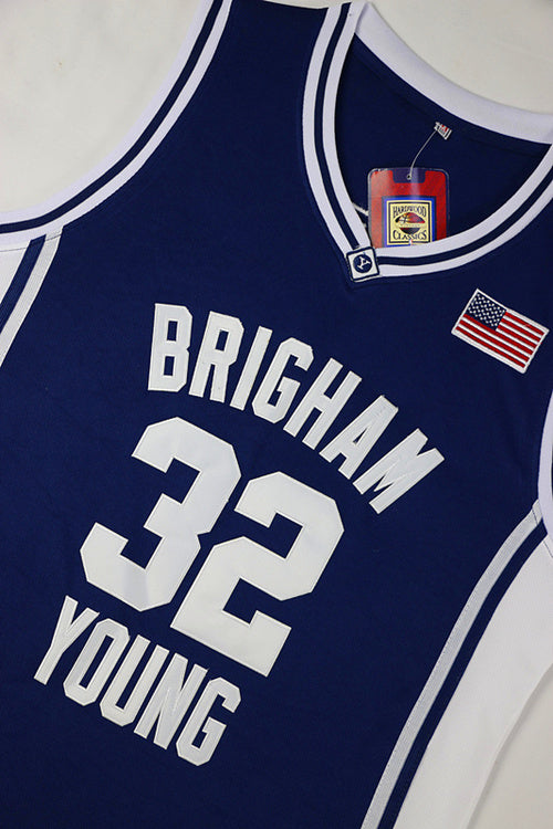 NCAA Dark Blue 32# [Brigham Young University Jimmer Fredette]