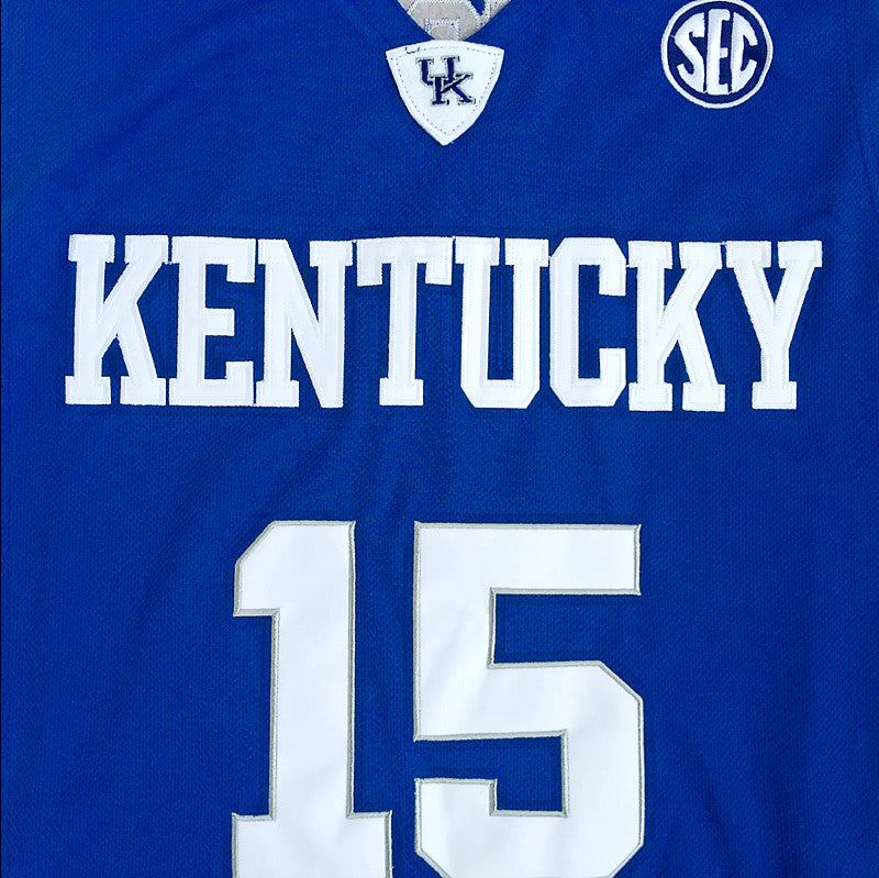 NCAA University of Kentucky No. 15 Cousins blue jersey