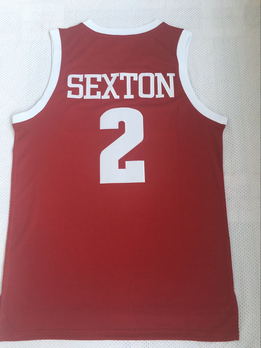 NCAA University of Alabama No. 2 Red Collin Sexton Embroidered Jersey