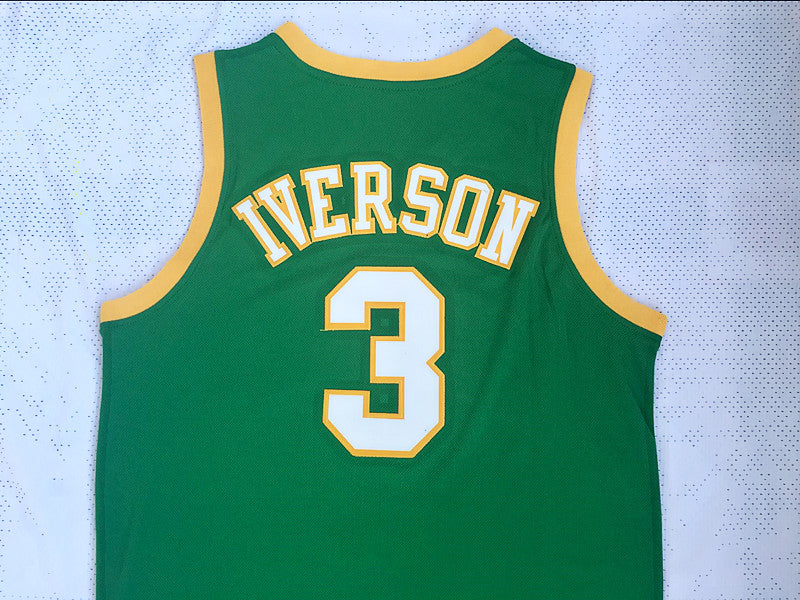 Iverson High School No. 3 Green Jersey