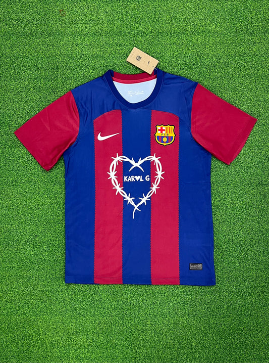 2425 Barcelona  Football jersey Embroidered Fan Edition