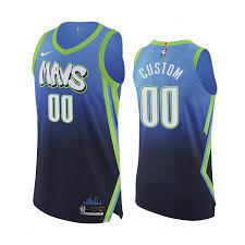 Custom Dallas Mavericks City Edition Authentic Jersey