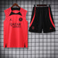 2023/2024 Psg Paris Saint-Germain pre-match training Pink Jersey+Shorts 1:1 Thai Quality