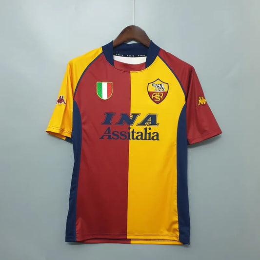 2001/2002 Retro Roma Home Soccer Jersey 1:1 Thai Quality