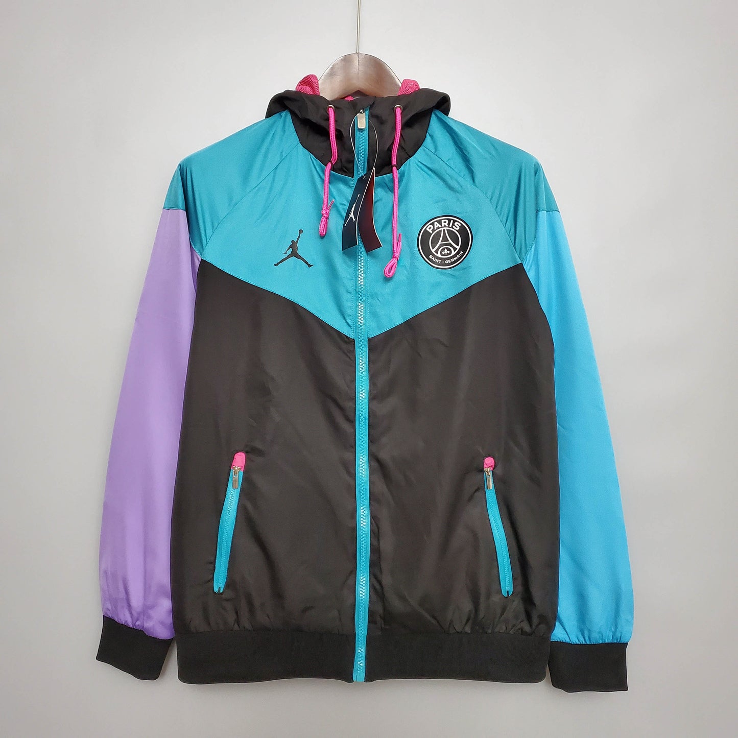 2021 Windbreaker Psg Paris Saint-Germain Black-Blue-Purple