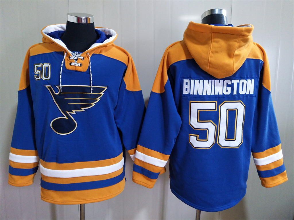 St. Louis Blues Hoodie #50 BINNINGTON