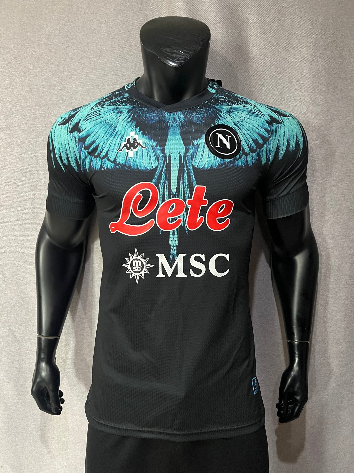 2024-25 Player Edition Napoli Black Co-branded Jersey