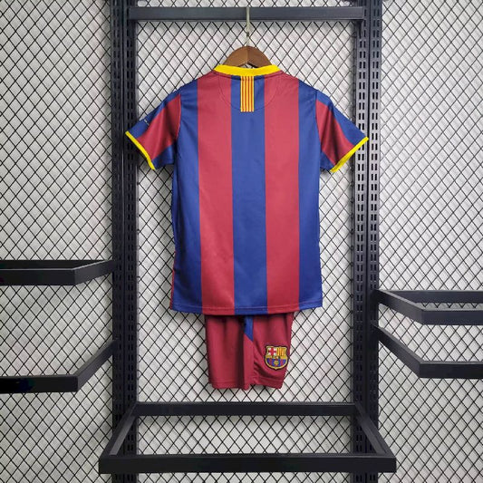 2010/2011 Retro Kids Size Barcelona Home Football Shirt 1:1 Thai Quality